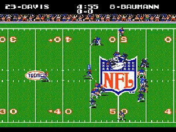 Tecmo Super Bowl (Japan) screen shot game playing